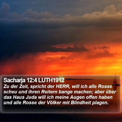 Sacharja 12:4 LUTH1912 Bible Verse Image