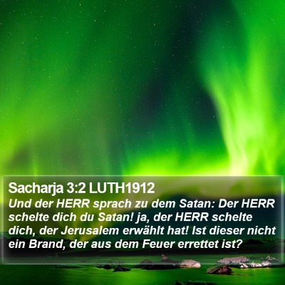 Sacharja 3:2 LUTH1912 Bible Verse Image