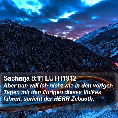Sacharja 8:11 LUTH1912 Bible Verse Image