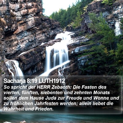 Sacharja 8:19 LUTH1912 Bible Verse Image