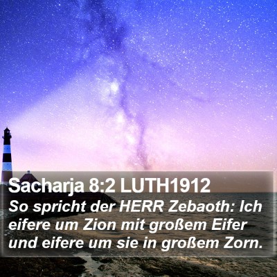 Sacharja 8:2 LUTH1912 Bible Verse Image
