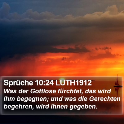 Sprüche 10:24 LUTH1912 Bible Verse Image