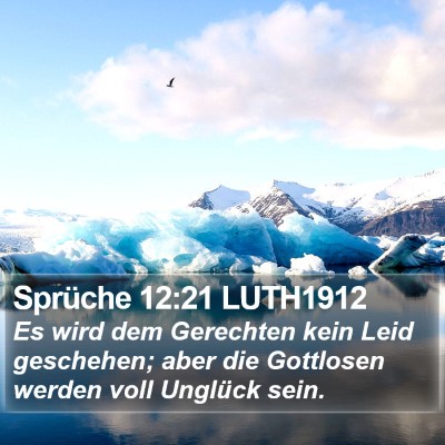 Sprüche 12:21 LUTH1912 Bible Verse Image