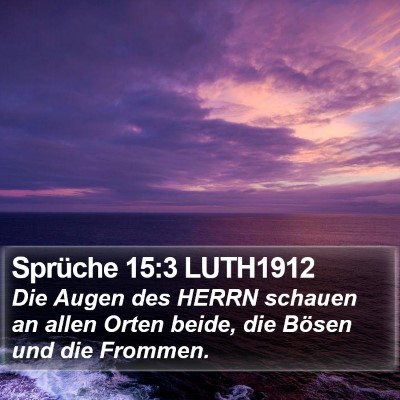 Sprüche 15:3 LUTH1912 Bible Verse Image