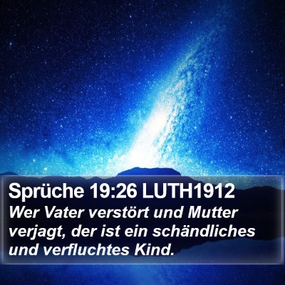 Sprüche 19:26 LUTH1912 Bible Verse Image
