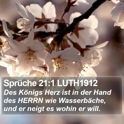 Sprüche 21:1 LUTH1912 Bible Verse Image