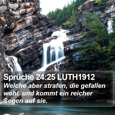 Sprüche 24:25 LUTH1912 Bible Verse Image