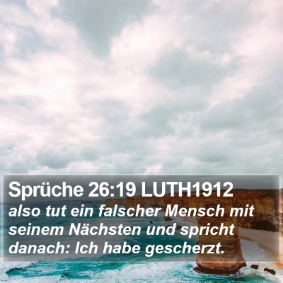 Sprüche 26:19 LUTH1912 Bible Verse Image