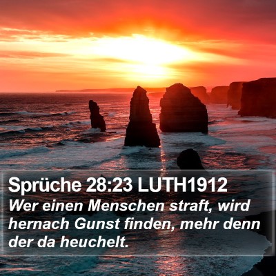 Sprüche 28:23 LUTH1912 Bible Verse Image
