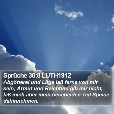 Sprüche 30:8 LUTH1912 Bible Verse Image