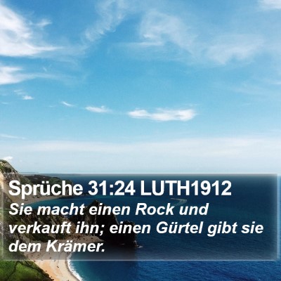 Sprüche 31:24 LUTH1912 Bible Verse Image