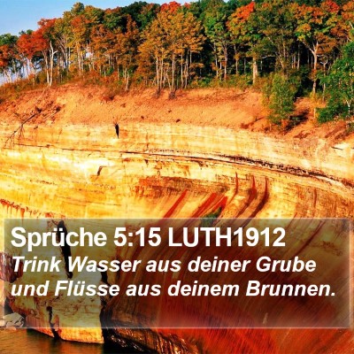 Sprüche 5:15 LUTH1912 Bible Verse Image