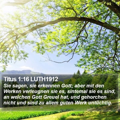 Titus 1:16 LUTH1912 Bible Verse Image
