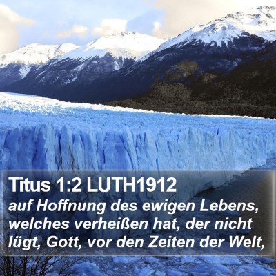 Titus 1:2 LUTH1912 Bible Verse Image
