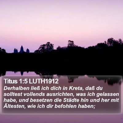 Titus 1:5 LUTH1912 Bible Verse Image