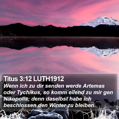 Titus 3:12 LUTH1912 Bible Verse Image