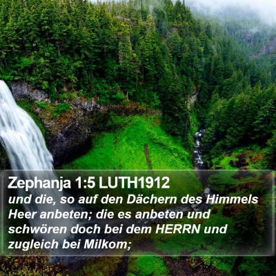 Zephanja 1:5 LUTH1912 Bible Verse Image