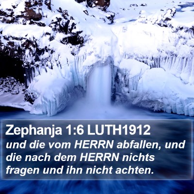 Zephanja 1:6 LUTH1912 Bible Verse Image
