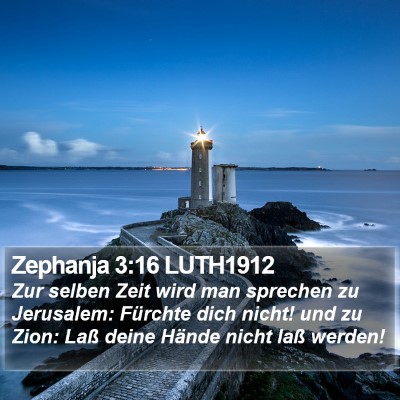 Zephanja 3:16 LUTH1912 Bible Verse Image
