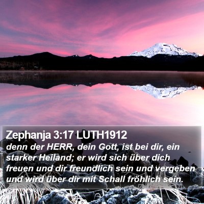 Zephanja 3:17 LUTH1912 Bible Verse Image