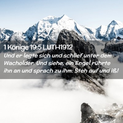 Picture 02 - 1 Könige 19:5 LUTH1912 - Und er legte sich und schlief unter dem - Bible Verse Picture
