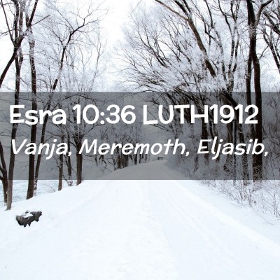 Picture 02 - Esra 10:36 LUTH1912 - Vanja, Meremoth, - Bible Verse Picture