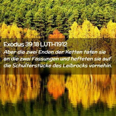 Picture 02 - Exodus 39:18 LUTH1912 - Aber die zwei Enden der Ketten taten sie an die - Bible Verse Picture