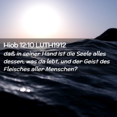 Picture 02 - Hiob 12:10 LUTH1912 - daß in seiner Hand ist die Seele alles dessen, - Bible Verse Picture