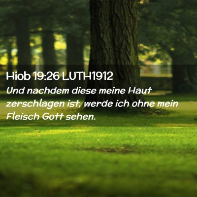 Picture 02 - Hiob 19:26 LUTH1912 - Und nachdem diese meine Haut zerschlagen ist, - Bible Verse Picture