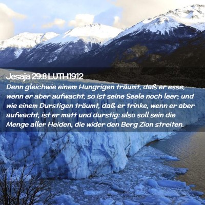 Picture 02 - Jesaja 29:8 LUTH1912 - Denn gleichwie einem Hungrigen träumt, daß er - Bible Verse Picture