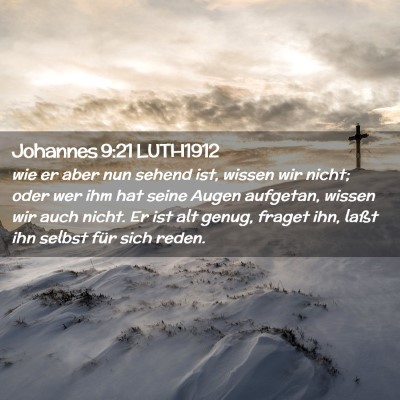 Picture 02 - Johannes 9:21 LUTH1912 - wie er aber nun sehend ist, wissen wir nicht; - Bible Verse Picture