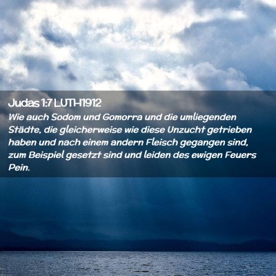 Picture 02 - Judas 1:7 LUTH1912 - Wie auch Sodom und Gomorra und die umliegenden - Bible Verse Picture