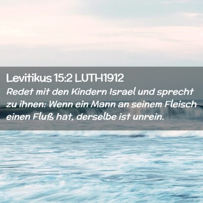 Picture 02 - Levitikus 15:2 LUTH1912 - Redet mit den Kindern Israel und sprecht zu - Bible Verse Picture