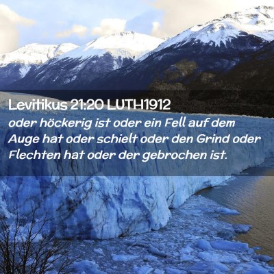 Picture 02 - Levitikus 21:20 LUTH1912 - oder höckerig ist oder ein Fell auf dem Auge hat - Bible Verse Picture