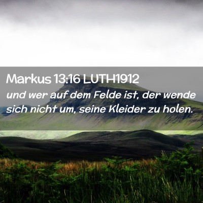 Picture 02 - Markus 13:16 LUTH1912 - und wer auf dem Felde ist, der wende sich nicht - Bible Verse Picture