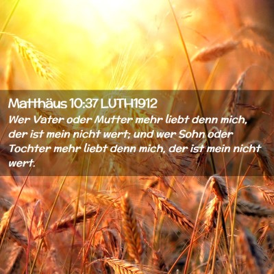 Picture 02 - Matthäus 10:37 LUTH1912 - Wer Vater oder Mutter mehr liebt denn mich, der - Bible Verse Picture
