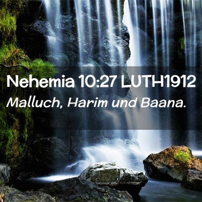 Picture 02 - Nehemia 10:27 LUTH1912 - Malluch, Harim und - Bible Verse Picture