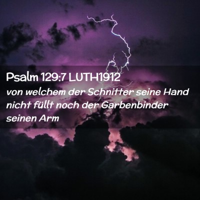 Picture 02 - Psalm 129:7 LUTH1912 - von welchem der Schnitter seine Hand nicht füllt - Bible Verse Picture