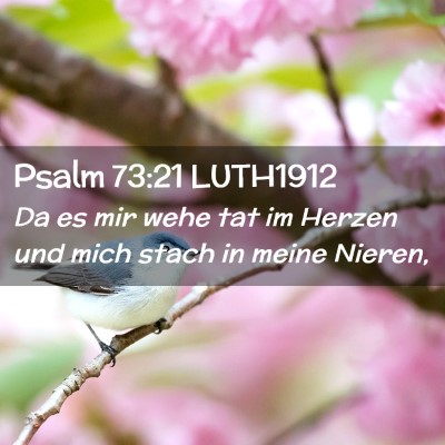 Picture 02 - Psalm 73:21 LUTH1912 - Da es mir wehe tat im Herzen und mich stach in - Bible Verse Picture