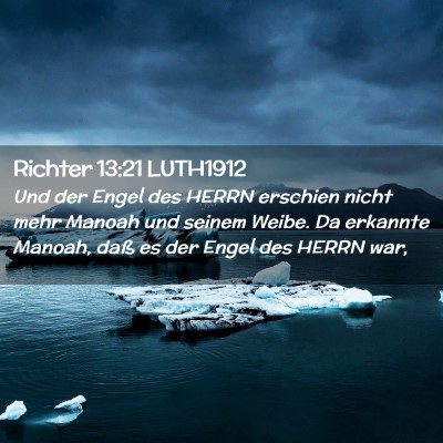 Picture 02 - Richter 13:21 LUTH1912 - Und der Engel des HERRN erschien nicht mehr - Bible Verse Picture
