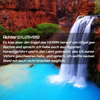Picture 02 - Richter 2:1 LUTH1912 - Es kam aber der Engel des HERRN herauf von Gilgal - Bible Verse Picture