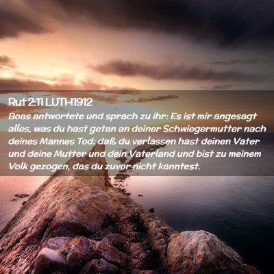 Picture 02 - Rut 2:11 LUTH1912 - Boas antwortete und sprach zu ihr: Es ist mir - Bible Verse Picture