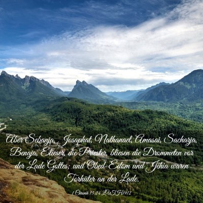 Picture 03 - 1 Chronik 15:24 LUTH1912 - Aber Sebanja, Josaphat, Nathanael, Amasai, - Bible Verse Picture