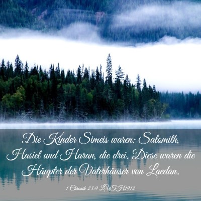 Picture 03 - 1 Chronik 23:9 LUTH1912 - Die Kinder Simeis waren: Salomith, Hasiel und - Bible Verse Picture