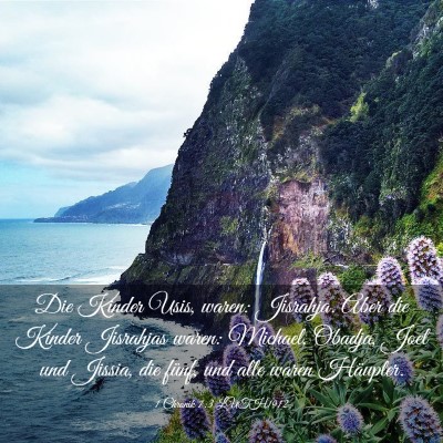 Picture 03 - 1 Chronik 7:3 LUTH1912 - Die Kinder Usis, waren: Jisrahja. Aber die Kinder - Bible Verse Picture
