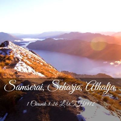 Picture 03 - 1 Chronik 8:26 LUTH1912 - Samserai, Seharja, - Bible Verse Picture
