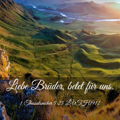 Picture 03 - 1 Thessalonicher 5:25 LUTH1912 - Liebe Brüder, betet für - Bible Verse Picture
