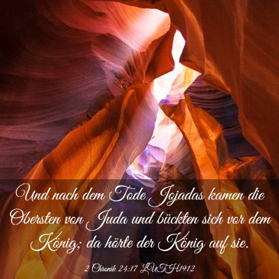 Picture 03 - 2 Chronik 24:17 LUTH1912 - Und nach dem Tode Jojadas kamen die Obersten von - Bible Verse Picture