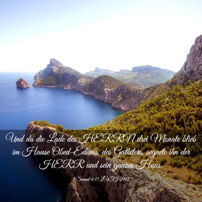 Picture 03 - 2 Samuel 6:11 LUTH1912 - Und da die Lade des HERRN drei Monate blieb im - Bible Verse Picture