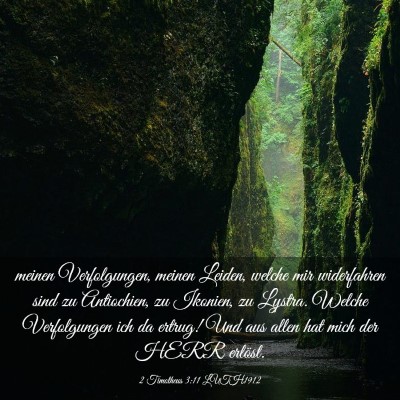 Picture 03 - 2 Timotheus 3:11 LUTH1912 - meinen Verfolgungen, meinen Leiden, welche mir - Bible Verse Picture
